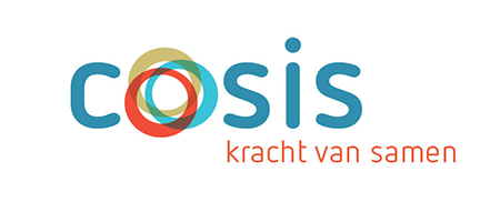 Logo van Cosis met de slogan "kracht van samen".